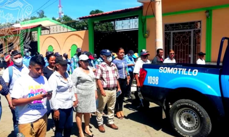 Centro Universitario Regional, Somotillo, brindó acompañamiento a La Policía Nacional Nicaragüense en celebración del 41 aniversario de su fundación.