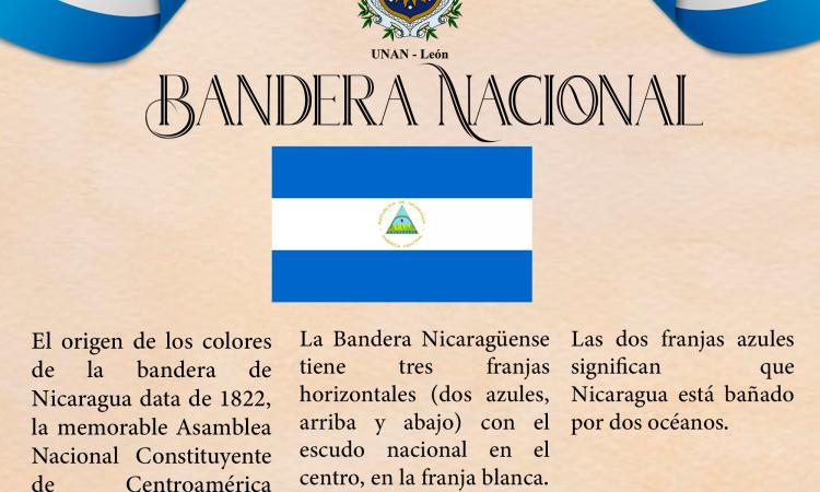 La UNAN León Bicentenaria saluda estas Fiestas Patrias Nicaragua, Centroamérica.