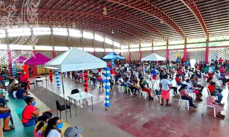 Estudiantes de la Carrera de Enfermería del CUR Somoto participaron en "Feria de la Salud" en el Municipio de San Lucas, Madriz