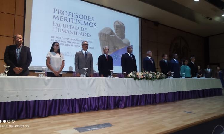  Humanidades UASD exalta a cinco maestros a la categoría de “Profesores Meritísimos”