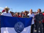  UASD y Embajada de Cuba depositan ofrenda por el 171 aniversario del natalicio del  prócer cubano José Mart