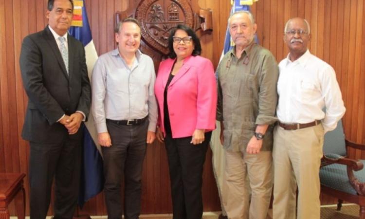 Rectora UASD recibe delegación Universidad de Málaga