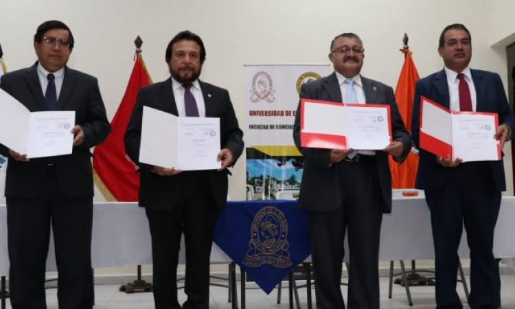 Ciencias Económicas y Ciencias Agronómicas firman Carta de Entendimiento con Dirección Nacional del Plan Trifinio