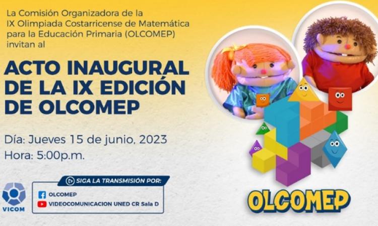 UNED lista para inauguración de Olimpiada Costarricense de Matemática para la Educación Primaria (OLCOMEP) 2023.
