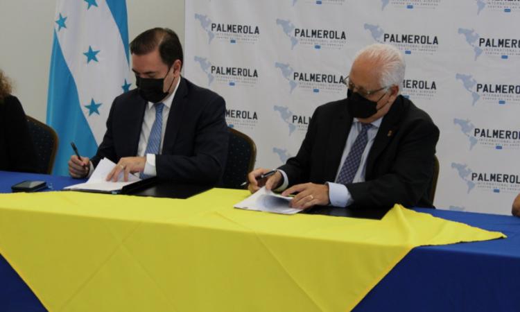 UNAH y Aeropuerto de Palmerola suscriben convenio marco de colaboración