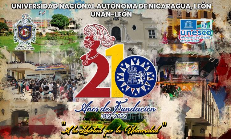 210 años de fundación de la Real Universidad de León, Hoy Universidad Nacional Autónoma de Nicaragua-León