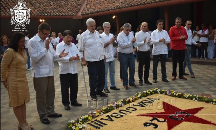 Embajador de Cuba en Nicaragua visita León primera capital de la Revolución