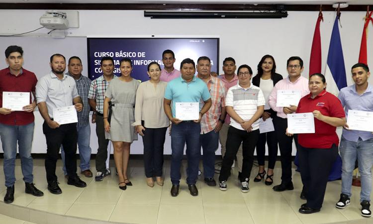  IGG-CIGEO UNAN-Managua finaliza Curso de Sistemas de Información Geográfica