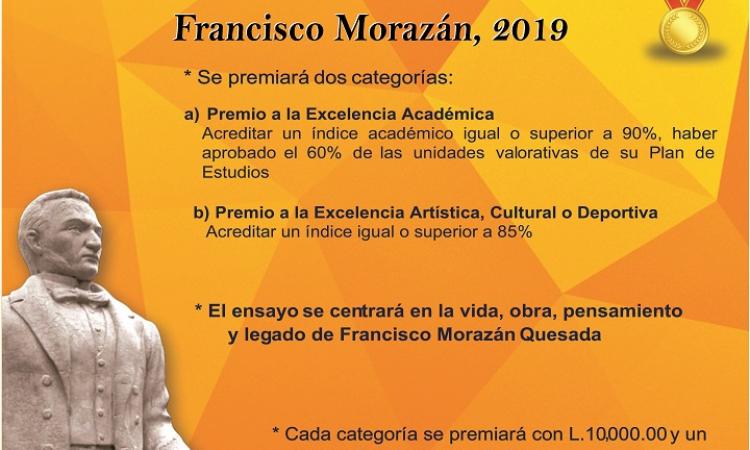 Premio a la excelencia académica francisco Morazán 2019