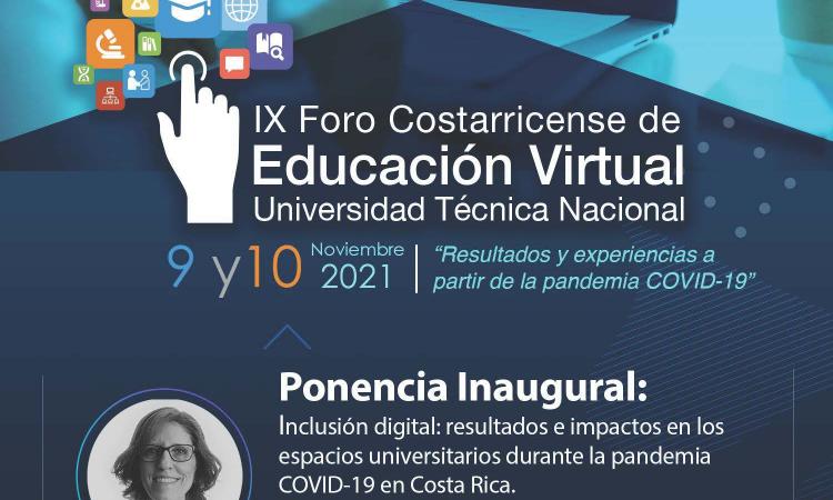 UTN realizará IX Foro Costarricense de Educación Virtual