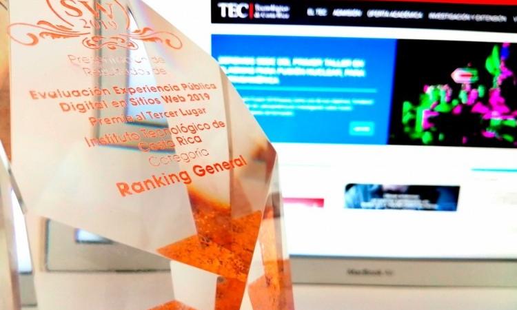 TEC gana premio a mejor sitio web 