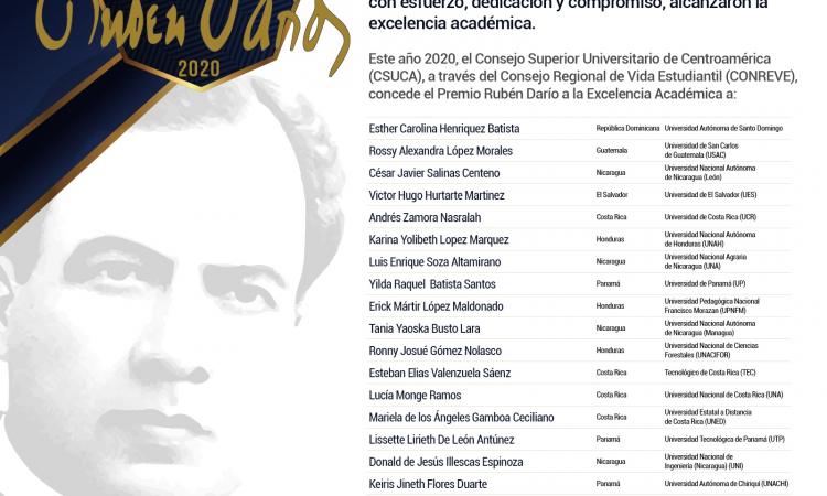 La UNAN - León Bicentenaria te invita a seguir la #TransmisionEnVivo del XV Premio Regional a la Excelencia Académica Rubén Darío
