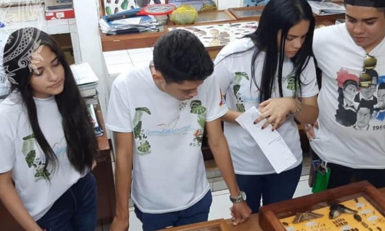 La Escuela de Ciencias Agrarias y Veterinaria de la UNAN León Bicentenaria recibió al movimiento ambientalista guardabarranco de la ciudad de León