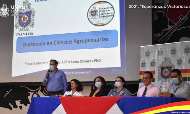 La UNAN León Bicentenaria realizó lanzamiento de Doctorado en Ciencias Agropecuarias 