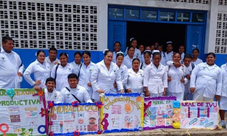 BICU Waspam en Feria de Salud.