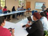 Autoridades de BICU realizan sesión para fortalecer la educación en el Caribe nicaragüense