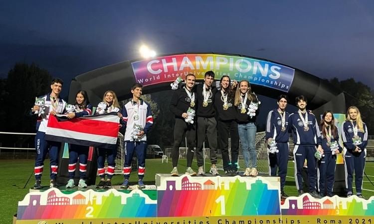 Atletas del TEC obtuvieron medallas de plata y bronce en Campeonato Mundial Interuniversitario en Roma