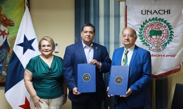 La UNACHI y la Fundación Universitaria Iberoamericana firman convenio de cooperación