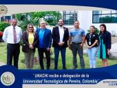 Autoridades de la Universidad Tecnológica de Pereira en Colombia visitan el Parque Científico de la UNACHI.