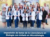 Imposición de batas de la Licenciatura en Biología con énfasis en Microbiología