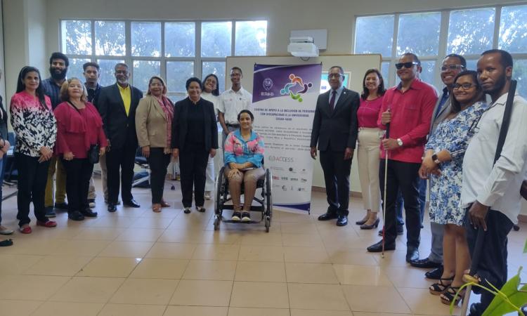  UASD inaugura centro de apoyo a la inclusión de personas con discapacidad