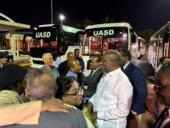 UASD incorpora tres modernos autobuses para los viajes a los recintos, centros y subcentros