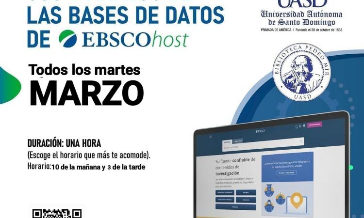 Brindarán capacitación sobre uso y manejo de la bases de datos de EBSCOhost 