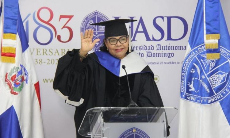 Rectora UASD dice “academia aportó a la sociedad más de 16 mil nuevos profesionales de Grado y Postgrado durante el año 2021”