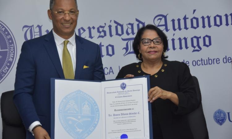 UASD Reconoce A Dionis Sánchez, Senador Por La Provincia De Pedernales