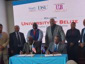 La Universidad de Belice (UB) visita la Universidad Estatal de Delaware (DSU)