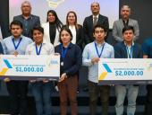 Estudiantes UES ganan primer y segundo lugar en concurso de propiedad intelectual del CNR