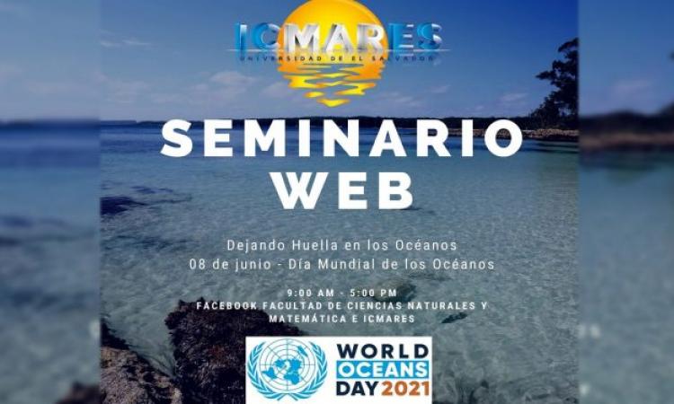 Realizan seminario web “Dejando huella en los océanos”