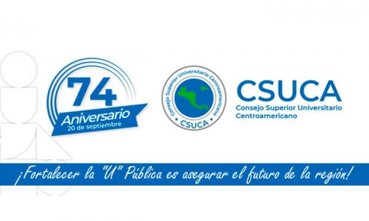 UES felicita al Consejo Superior Universitario Centroamericano, CSUCA, en su septuagésimo cuarto aniversario de fundación