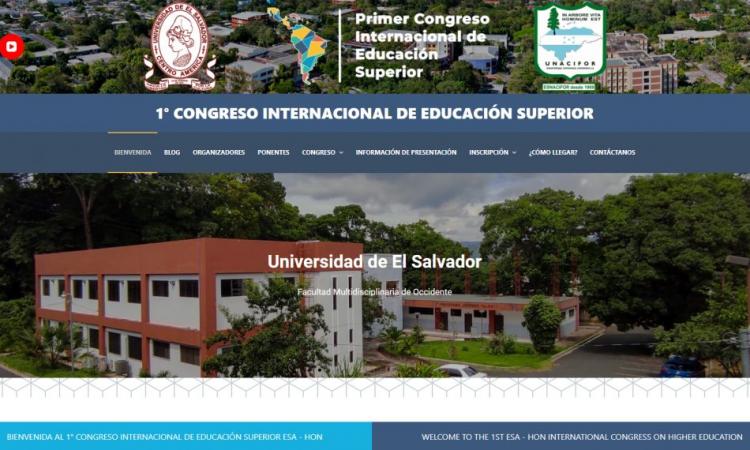 Universidades de El Salvador y Honduras organizan el Primer Congreso Internacional de Educación Superior