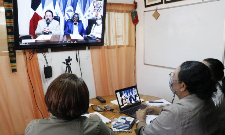 URACCAN sostiene sesión con autoridades del Parlamento Centroamericano