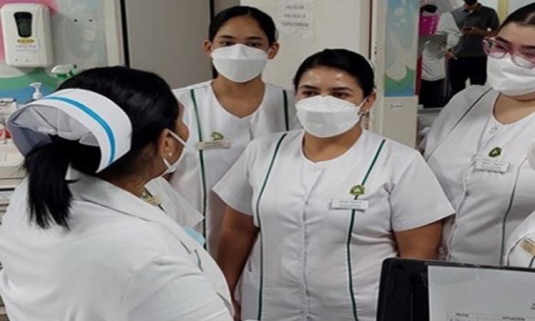 Estudiantes de Enfermería de la Universidad de Panamá realizan práctica en Hospital Pediátrico
