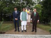 Ceremonia en Honor a Mahatma Gandhi en la Universidad de Panamá