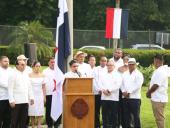 La Universidad de Panamá inicia las efemérides patrias con izada de bandera y reflexión sobre la autonomía universitaria