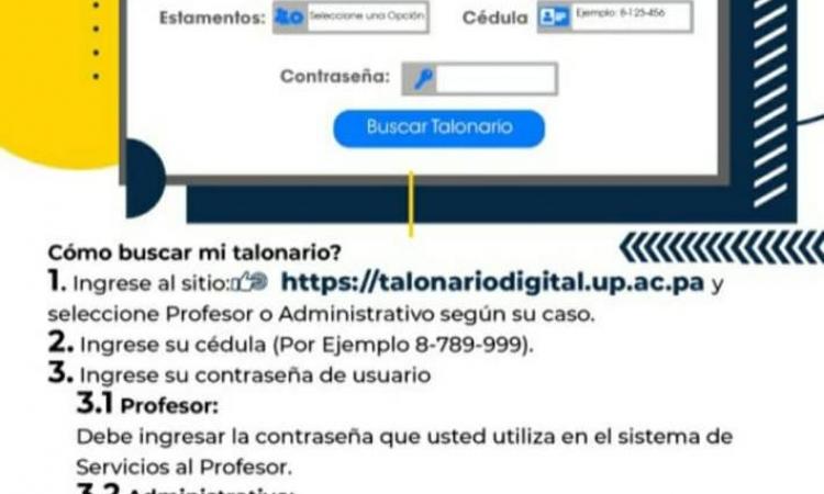 Universidad de Panamá implementa talonario digital