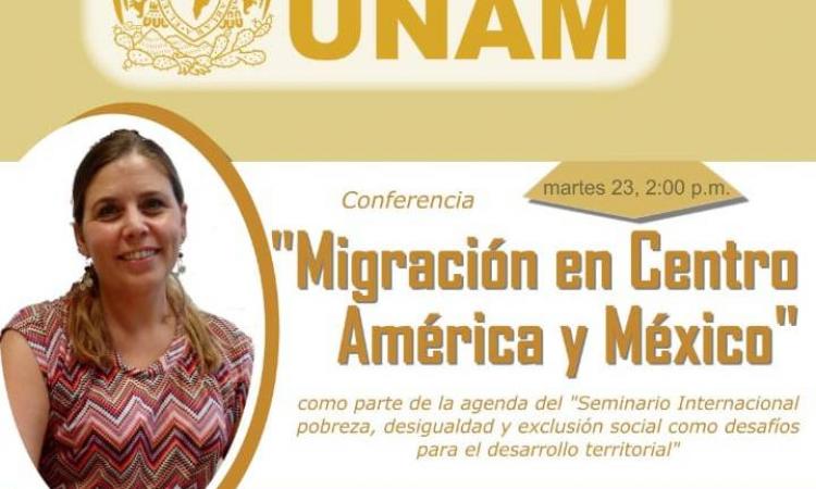 La universidad de Panamá presenta la conferencia migración en Centroamérica y México