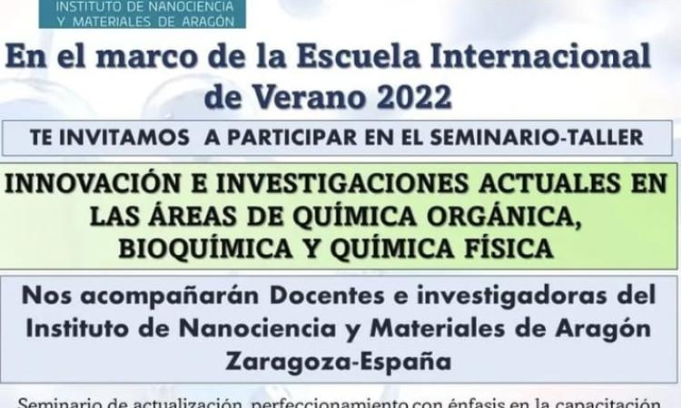 Innovación e investigaciones actuales en las áreas de química orgánica, bioquímica y química física