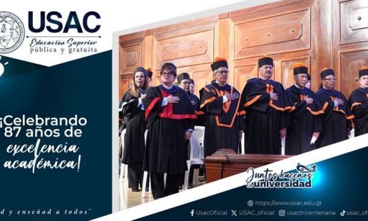 USAC Celebra 87 años de excelencia académica 