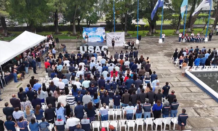 USAC conmemoró 203 años de independencia