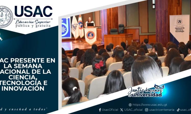 USAC presente en la semana nacional de la ciencia, tecnología e innovación