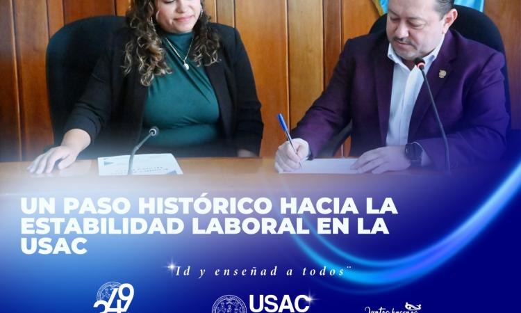 ¡Un gran paso para nuestra comunidad universitaria en el marco del 349 aniversario de la Universidad de San Carlos de Guatemala! 