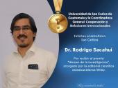 Profesor de la USAC recibe prestigioso premio internacional 