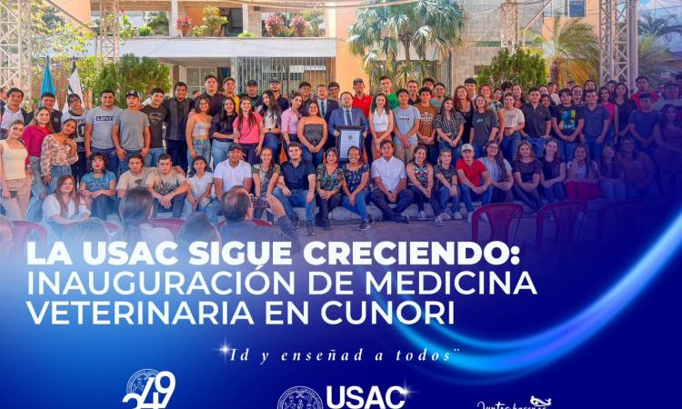 La USAC sigue creciendo: Inauguración de Medicina Veterinaria en CUNORI