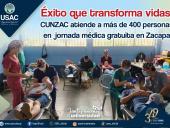 Éxito que transforma vidas: CUNZAC atiende a más de 400 personas en jornada médica gratuita en Zacapa
