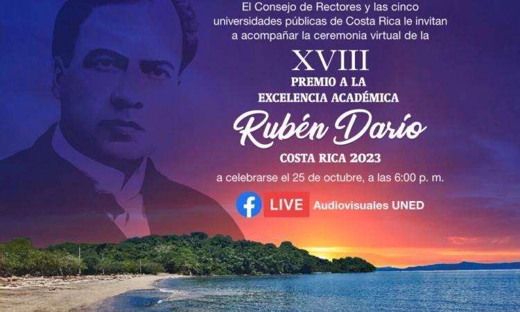 Todo listo para la XVIII Entrega del Premio a la Excelencia Académica Rubén Darío