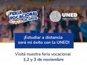 Feria Vocacional en Línea 2023 de la UNED inicia este 1 de noviembre
